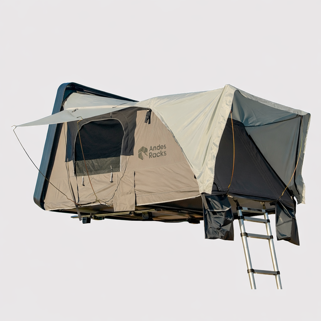 Carpa de techo ABS lateral + anexo, 2 a 3 personas AndesRacks